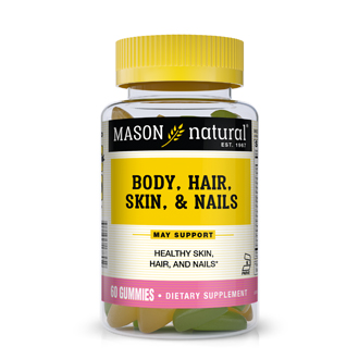 MASON VITAMINS: Body Hair Skin and Nails Gummy 60 gummy