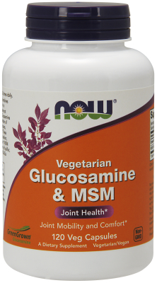 NOW: Glucosamine & MSM (Vegetarian) 120 Caps