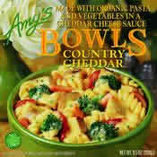 BOWL ORGANIC COUNTRY CHEDDAR Case of 12 / 9.5 OZ from AMY'S