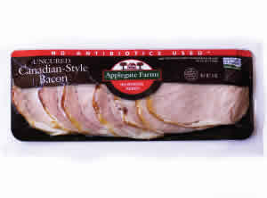 BACON CANADIAN Case of 16 / 6 OZ from Applegate Farms