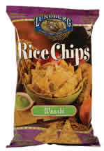 Rice chips,wasabi Case of 12 / 6 OZ from Lundberg Farms