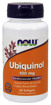 NOW: Ubiquinol 100 mg 60 Softgels