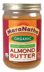 ALMOND BUTTER Organic ROASTED CREAMY NO SALT Case of 12 / 16 OZ from Maranatha Natural Foods