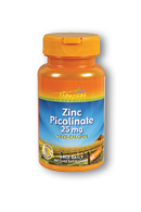 Thompson Nutritional: Zinc Picolinate 25mg 60ct 25mg