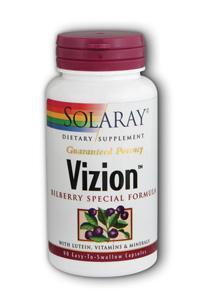 Vizion Bilberry Special Formula 180ct from Solaray