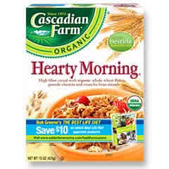CEREAL,OG,HEARTY MORNING Case of 12 / 15 OZ from Cascadian Farm