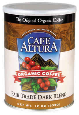 COFFEE,OG,FT,DARK BLEND Case of 6 / 12 OZ from Cafe Altura