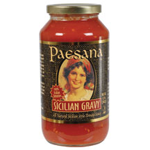 Sauce,sicilian gravy Case of 12 / 25 OZ from Paesana