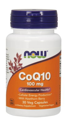 NOW: CoQ10 100mg 30 VCAPS
