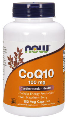 NOW: CoQ10 100mg 180 vcaps