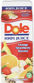 JUICE,ORNGE STRWBRY BAN Case of 8 / 64 OZ from DOLE