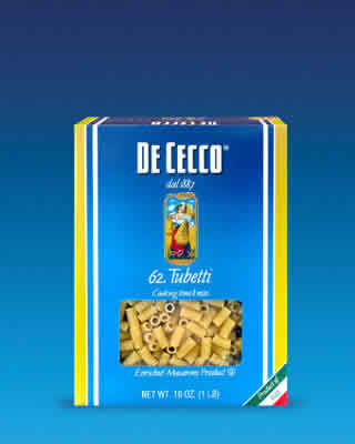 PASTA,TUBETTI Case of 20 / 16 OZ from De Cecco Pasta