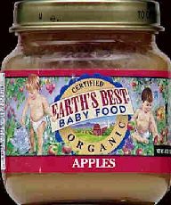 APPLE,OG Case of 24 / 4 OZ from Earths Best (Hain)