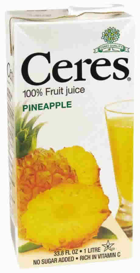 JUICE,PINEAPPLE Case of 12 / 33.8 OZ from Ceres Juices