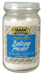 BAKING POWDER,LOW SALT - 12 / 8 OZ from Hain Pure Foods Co Inc