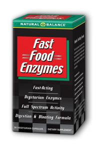 Natural Balance: Fast Food Enzymes 90 Vcp