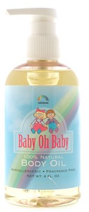BABY OH,BODY OIL,UNSCENTD