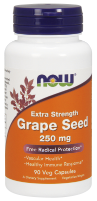 NOW: GRAPE SEED EXTRACT 250MG 90 VCAPS