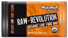 BAR,OG,HAZLENUT & CHOC Case of 12 / 2.2 OZ from Raw Revolution