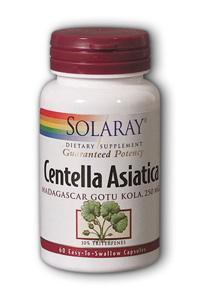 Centella Asiatica (Madagascar) 60ct 250mg from Solaray