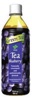 Natural tea,green,bluebry Case of 12 / 16.9 OZ from Ito En