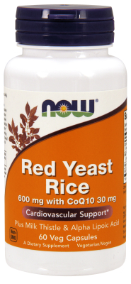 Red Yeast Rice & CoQ10 60 Vcaps from NOW