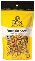PUMPKIN SEEDS,OG Case of 15 / 4 OZ from Eden Foods