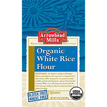 FLOUR,OG,WHITE RICE - 1 / 2# from Arrowhead Mills