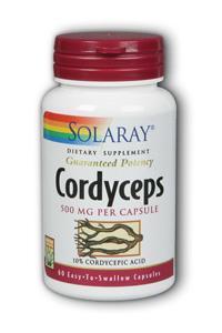 Cordyceps Extract 60ct 500mg from Solaray