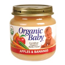APPLES & BANANAS,OG Case of 24 / 4 OZ from Organic Baby