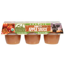 WoodStock Farms: Applesauce,og,cinnamon 6 4 OZ