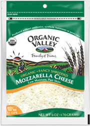 MOZZ,OG,SHRED,PART SKIM Case of 12 / 6 OZ from Organic Valley