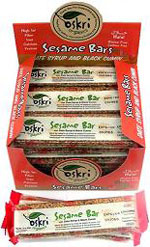 Sesame bar,og,date cumin Case of 18 / 1.9 OZ from Oskri Organics