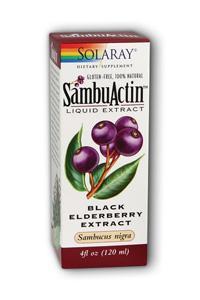 SambuActin Elderberry Liquid Extract 4oz 4.67g from Solaray