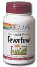 Feverfew Leaves 60ct 350mg from Solaray