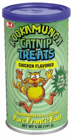 Catnip treats,can,chicken Case of 6 / 5 OZ from Kookamunga