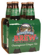 Natural Brew Soda: Nat brew soda,ginger ale 4-12 OZ