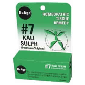 #7 KALI SULPH Case of 1 / 125 TAB from Nu age