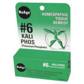 #6 KALI PHOS 6X Case of 1 / 125 TAB from Nu age