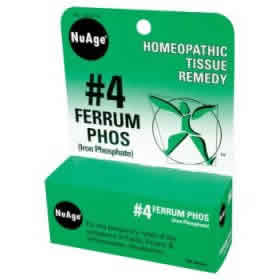 #4 ferr phos 6x Case of 1 / 125 TAB from Nu age
