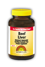 Beef Liver 1,500 mg 100ct from Natures Life