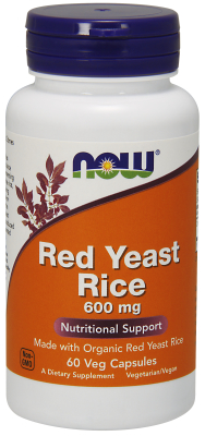 Red Yeast Rice 600mg 60 VCAPS from NOW