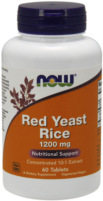 NOW: Red Yeast Rice 1200mg 60 TABS