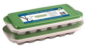 Breast Milk Storage Freezer Trays with Lids 2 Set from FRESH BABY LLC