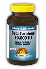 Beta Carotene 10,000 IU 100ct from Natures Life