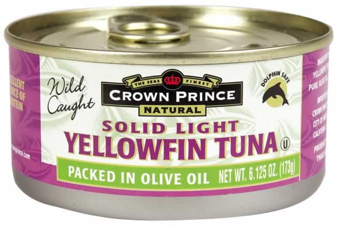 Yel fin tuna in olive oil Case of 24 / 6 OZ from Crown Prince