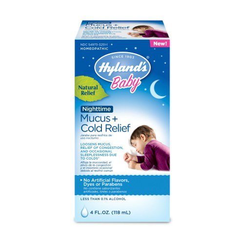 HYLANDS: Baby Nighttime Mucus Cold Relief 4 oz
