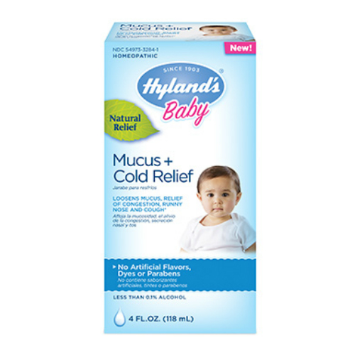 HYLANDS: Baby Mucus Plus Cold Relief 4 oz