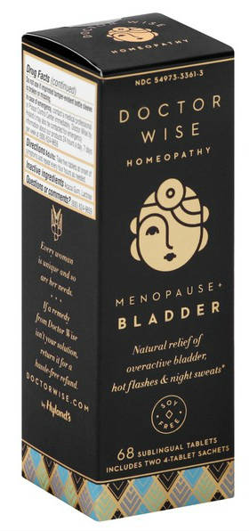 DOCTOR WISE: Doctor Wise Homeopathy Menopause Plus Bladder Tablets 68 tablet