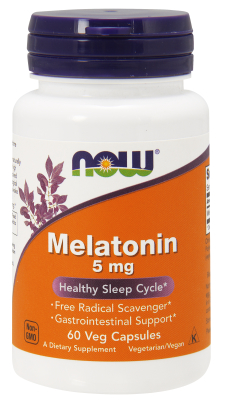 NOW: Melatonin 5 mg 60 Vcaps